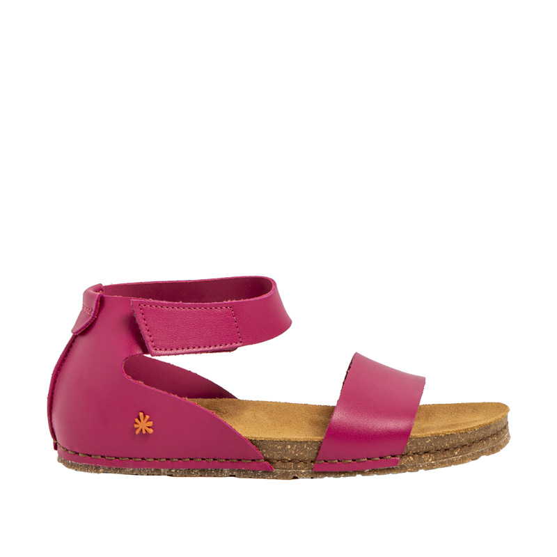 ART 0382 Kreta, platte sandalen voor dames, Nappa Brown, 41 EU